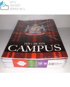 Katalog brosur gambar peralatan Buku Tulis - Catatan & Bloknote seperti BigBoss Buku Tulis Maxy Campus 50 lembar