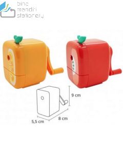 Contoh stationery Kenko Sharpener F-1FR Serutan Rautan Pensil Putar dan gambarnya