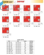 Contoh Refill Multiring Binder Note Joyko Loose Leaf B5-100DT-100 (100S) merek Joyko